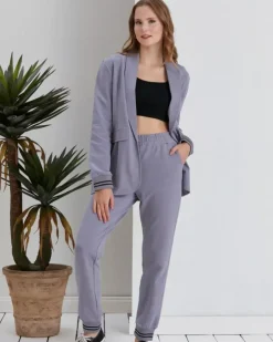 Komplety Damskie^Royalfashion 2- częściowy komplet damski fioletowy