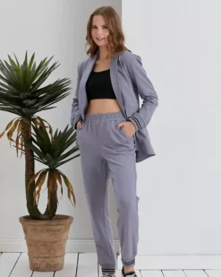 Komplety Damskie^Royalfashion 2- częściowy komplet damski fioletowy