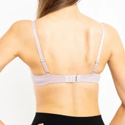 Codzienne^Royalfashion damski biustonosz koronkowy fioletowy