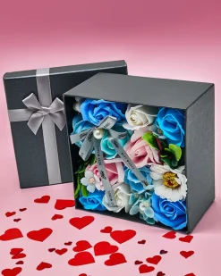 Dekoracje I Ozdoby^Royalfashion Flowerbox Kwiaty w pudełku Wielokolorowe