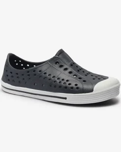 Chłopięce|Dziewczęce^Royalfashion Granatowe ażurowe dziecięce gumowe trampki Jiteri Granatowy