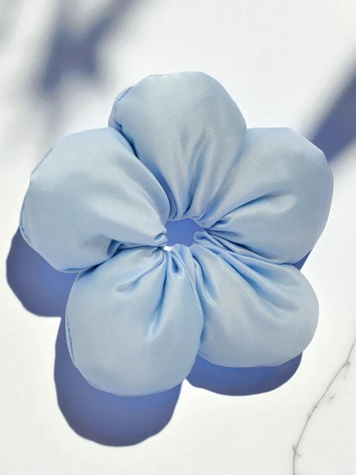 Akcesoria Do Włosów^Royalfashion Gumka do włosów w kształcie kwiatu niebieski