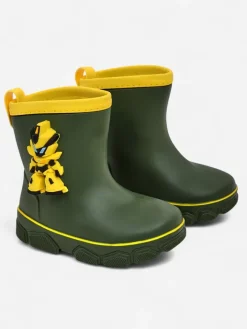 Chłopięce^Royalfashion Kalosze dziecięce z robotem Power Robot zielony