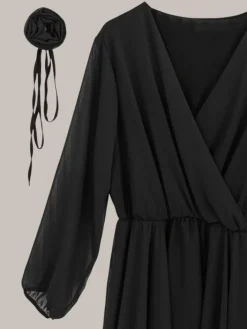 Sukienki Krótkie|Sukienki Na Imprezę^Royalfashion Klasyczna damska sukienka do kolana czarny