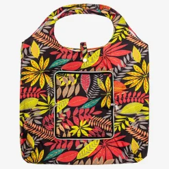 Materiałowe|Torebki Shoppers^Royalfashion Kolorowa torba na zakupy w liście czarny