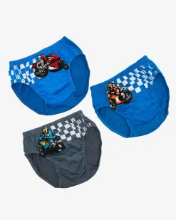 Bielizna^Royalfashion Kolorowe chłopięce majtki 3/pak