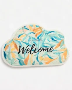 Dywany|Dekoracje I Ozdoby^Royalfashion Kolorowy dywanik wycieraczka z listkami 50x80