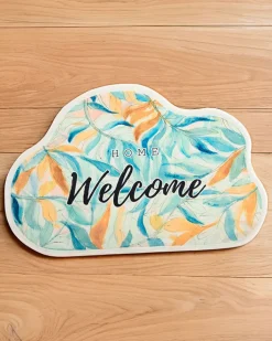 Dywany|Dekoracje I Ozdoby^Royalfashion Kolorowy dywanik wycieraczka z listkami 50x80