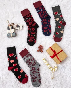 Skarpetki^Royalfashion Komplet męskich długich skarpetek LOVE 5/pak