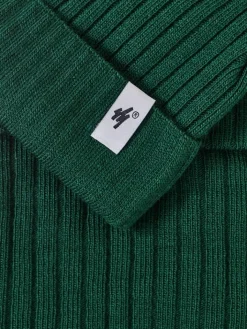 Czapki|Czapki I Kapelusze^Royalfashion Komplet zimowy uniwersalny- czapka typu beanie z kominem zielony