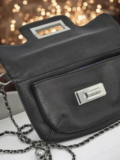 Małe Torebki^Royalfashion Kopertowa torebka damska Aurelia Classico czarny