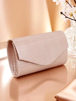 Małe Torebki^Royalfashion Kopertowa torebka damska Luna Elegante różowy