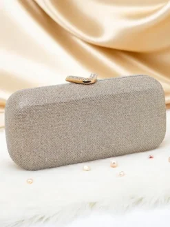 Małe Torebki^Royalfashion Kopertowa torebka damska Velia Shine złoty