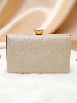 Małe Torebki^Royalfashion Kopertowa torebka damska Lumiara złoty