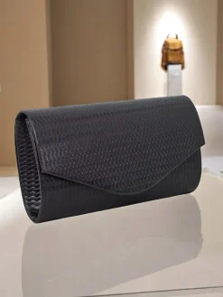 Małe Torebki^Royalfashion Kopertowa torebka damska Luna Elegante czarny