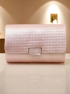 Małe Torebki^Royalfashion Kopertowa torebka damska Viva Belle różowy