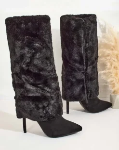 Kozaki Na Obcasie|Kozaki Z Ociepleniem^Royalfashion Kozaki damskie Wendos czarny