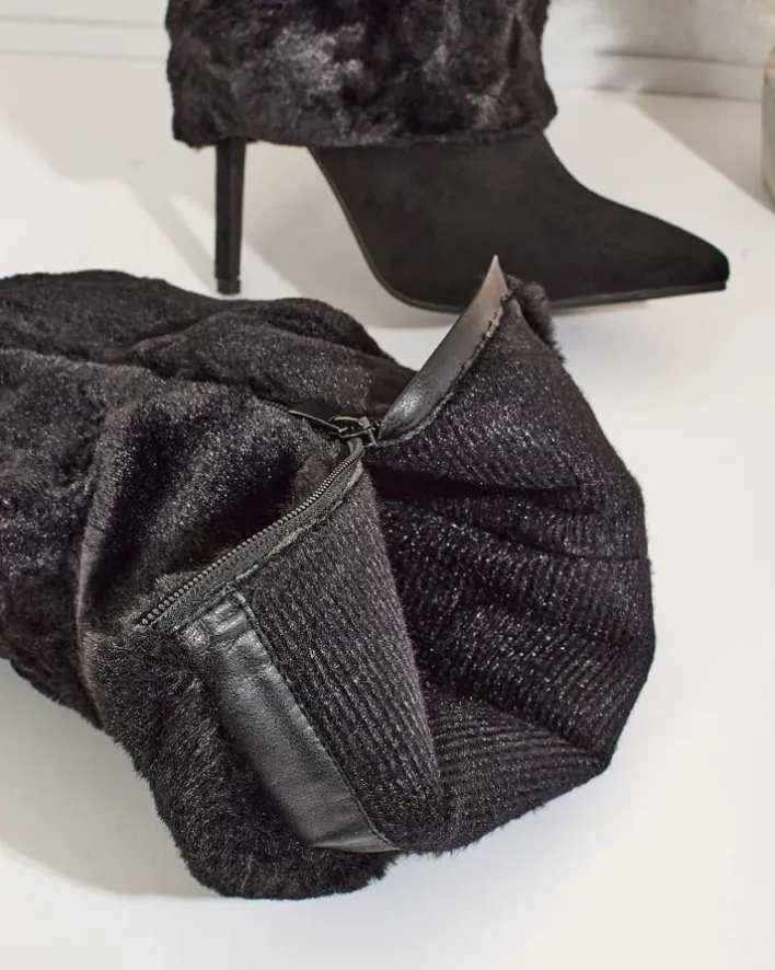 Kozaki Na Obcasie|Kozaki Z Ociepleniem^Royalfashion Kozaki damskie Wendos czarny