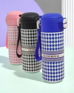 Akcesoria^Royalfashion Kubek termiczny z ustnikiem Glam Royal Granatowy