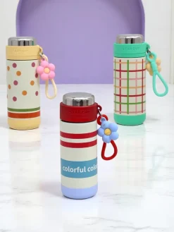 Akcesoria^Royalfashion Kubek termiczny termos z zawieszką Keep Young czerwony