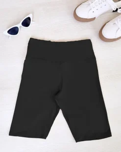 Spodenki 3/4|Krótkie Spodenki^Royalfashion Legginsy kolarki damskie czarny