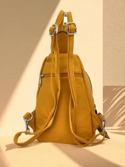 Plecaki|Nerki I Saszetki^Royalfashion Mała damska saszetka na jedno ramię Aurelia Napoli żółty