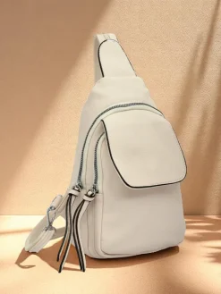 Plecaki|Nerki I Saszetki^Royalfashion Mała damska saszetka na jedno ramię Aurelia Napoli beżowy