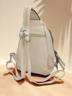 Plecaki|Nerki I Saszetki^Royalfashion Mała damska saszetka na jedno ramię Aurelia Napoli beżowy