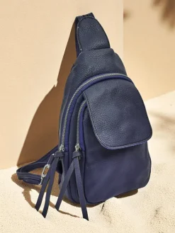 Plecaki|Nerki I Saszetki^Royalfashion Mała damska saszetka na jedno ramię Aurelia Napoli Granatowy