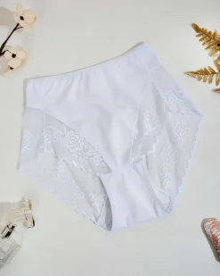 Figi^Royalfashion Majtki damskie typu figi biały