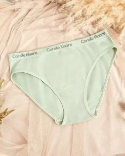 Figi^Royalfashion Majtki damskie typu figi zielony