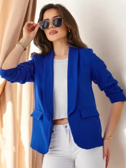 Kurtki / Marynarki / Płaszcze^Royalfashion Marynarka damska Ecru