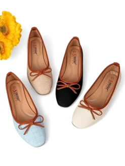 Baleriny Klasyczne^Royalfashion Matowe damskie baleriny Saaferr Jasnoniebieski