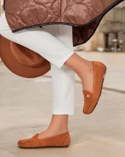 Półbuty|Mokasyny Na Płaskiej Podeszwie^Royalfashion Mokasyny damskie Verobi Camel