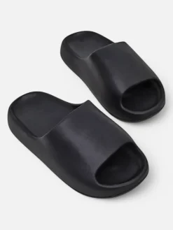 Klapki^Royalfashion Męskie gumowe klapki Izeld czarny