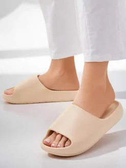 Klapki^Royalfashion Męskie gumowe klapki Izeld beżowy