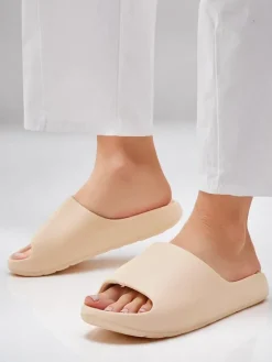 Klapki^Royalfashion Męskie gumowe klapki Izeld beżowy