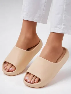 Klapki^Royalfashion Męskie gumowe klapki Izeld beżowy