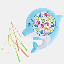 Chłopięce|Dziewczęce^Royalfashion Niebieska dziecięca zabawka do łowienia rybek