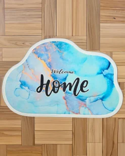 Dywany|Dekoracje I Ozdoby^Royalfashion Niebieski dywanik wycieraczka 40x60