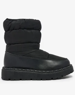 Śniegowce|Botki Z Grubym Ociepleniem^Royalfashion Śniegowce damskie Alhaya czarny