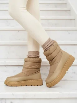 Śniegowce|Botki Z Grubym Ociepleniem^Royalfashion Śniegowce damskie Alhaya brązowy