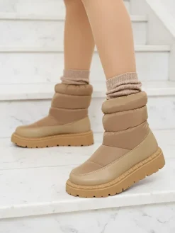 Śniegowce|Botki Z Grubym Ociepleniem^Royalfashion Śniegowce damskie Alhaya brązowy