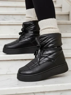 Śniegowce|Botki Z Grubym Ociepleniem^Royalfashion Śniegowce damskie Alinnia czarny