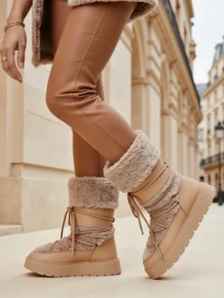 Śniegowce|Nowość^Royalfashion Śniegowce damskie Volio brązowy