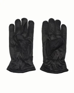 Rękawiczki^Royalfashion Ocieplane rękawice męskie z regulacją w nadgarstku czarny