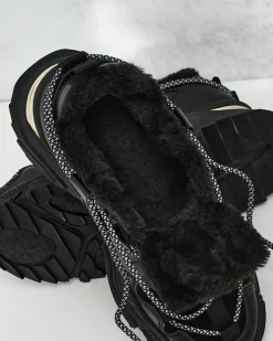 Ocieplane|Sneakersy^Royalfashion Ocieplane sneakersy damskie Cyrenna czarny