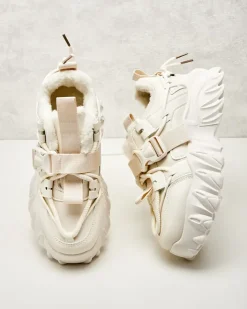 Ocieplane|Sneakersy^Royalfashion Ocieplane sneakersy damskie Losgos beżowy