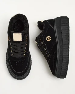 Ocieplane|Sneakersy^Royalfashion Ocieplane sneakersy damskie z futerkiem Nozii