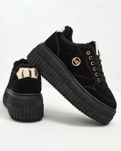 Ocieplane|Sneakersy^Royalfashion Ocieplane sneakersy damskie z futerkiem Nozii